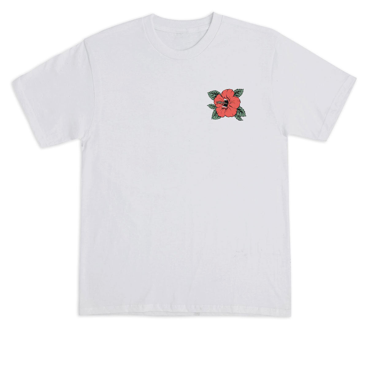 Santa Cruz Screaming Hibiscus Dot T-Shirt - Ash image 2