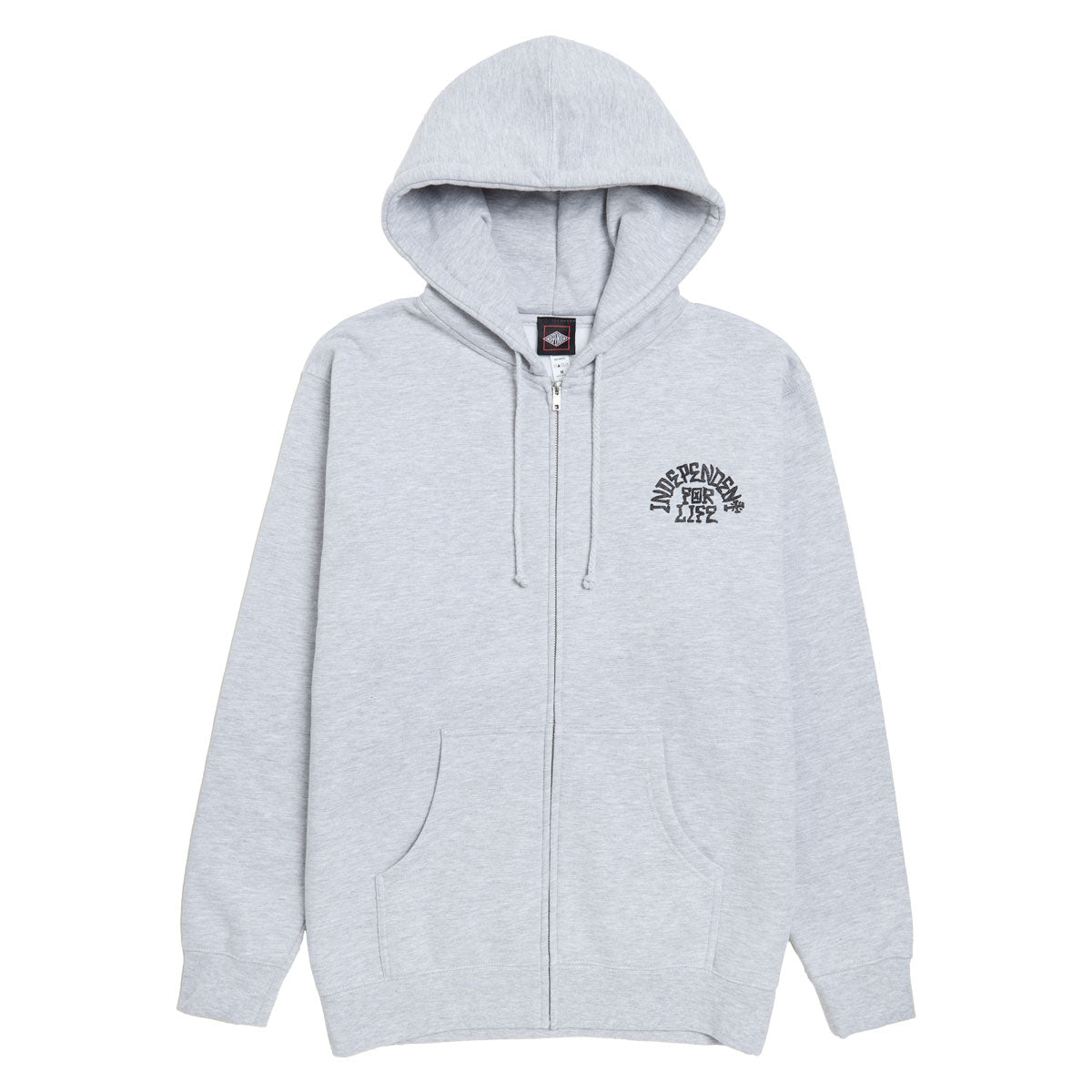 Independent Truck Head Zip Hoodie - Grey Heather image 2