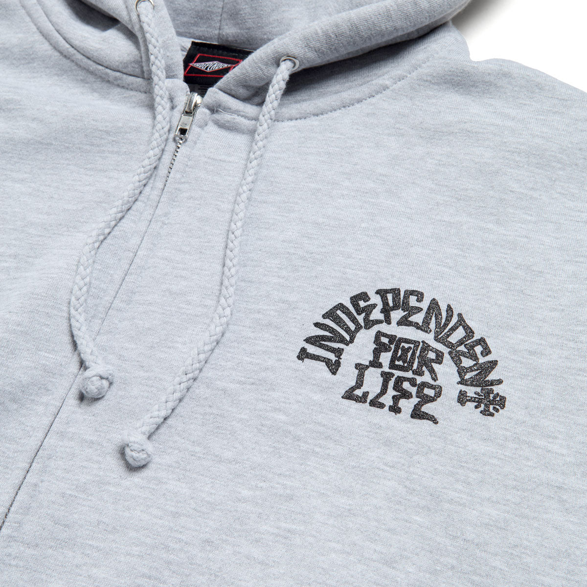 Independent Truck Head Zip Hoodie - Grey Heather image 3