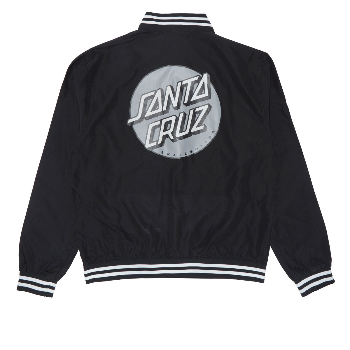 Santa Cruz Bond Bomber Jacket - Black/White Stripe Rib image 2