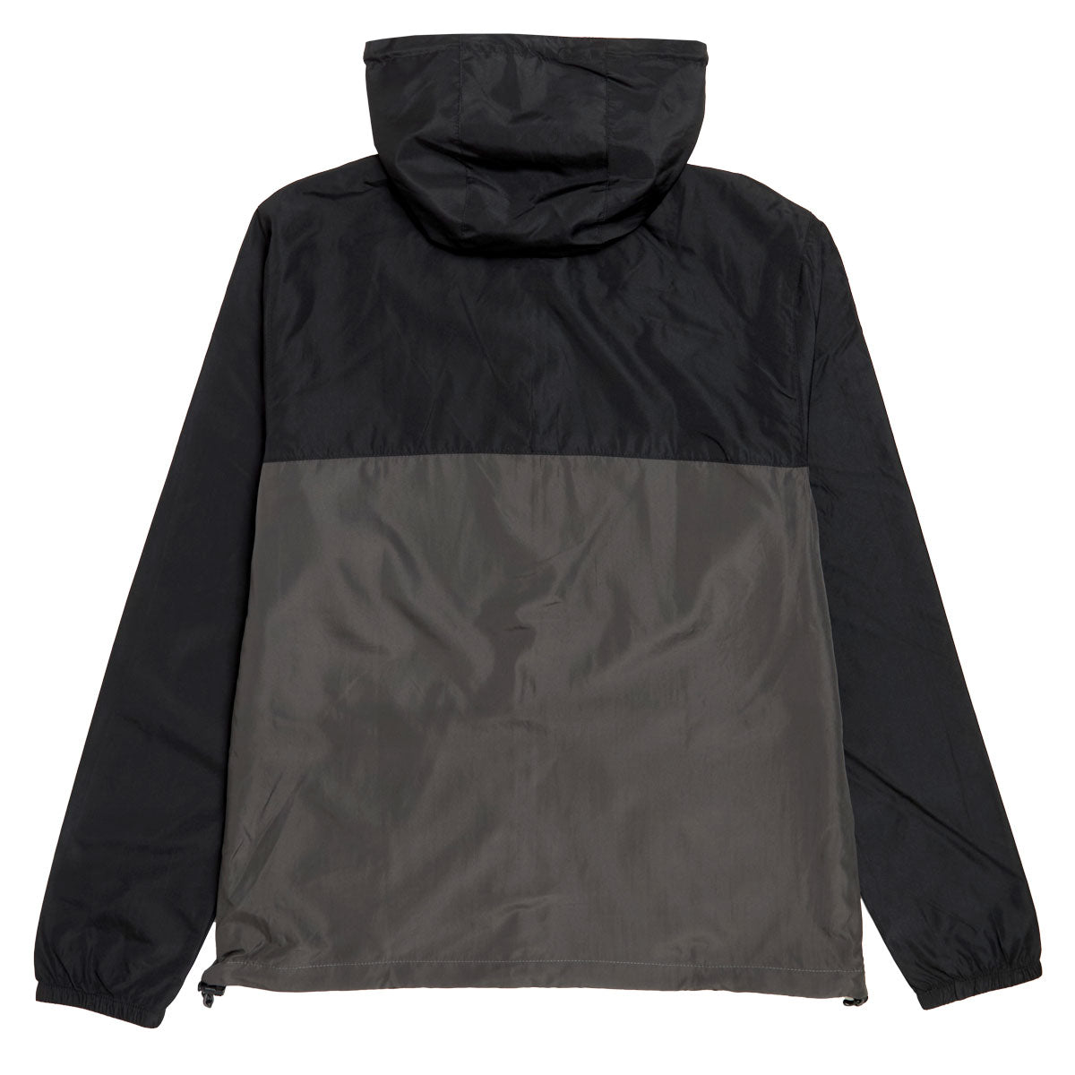 Santa Cruz Opus Dot Chest Hooded Windbreaker Jacket - Black/Graphite image 2