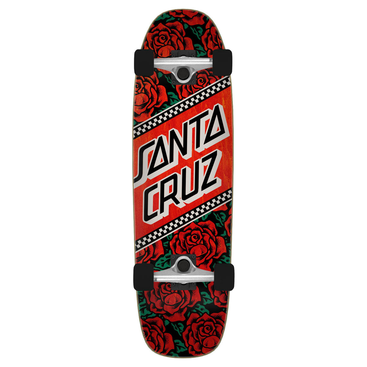 Santa Cruz Rosette Cruzer Pre-Built Skateboard Complete - 8.40