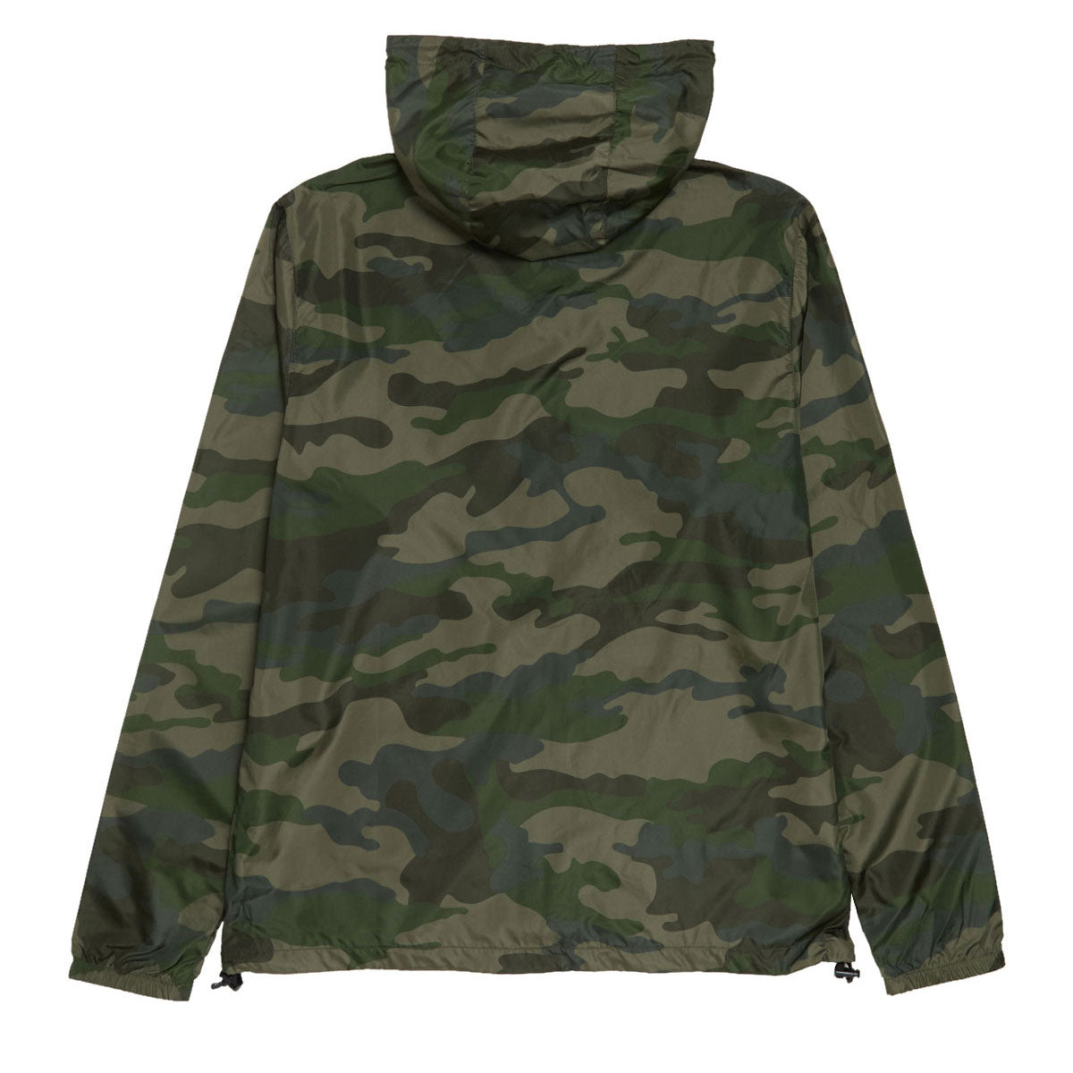 Santa Cruz Opus Dot Chest Hooded Windbreaker Jacket - Forest Camo image 2