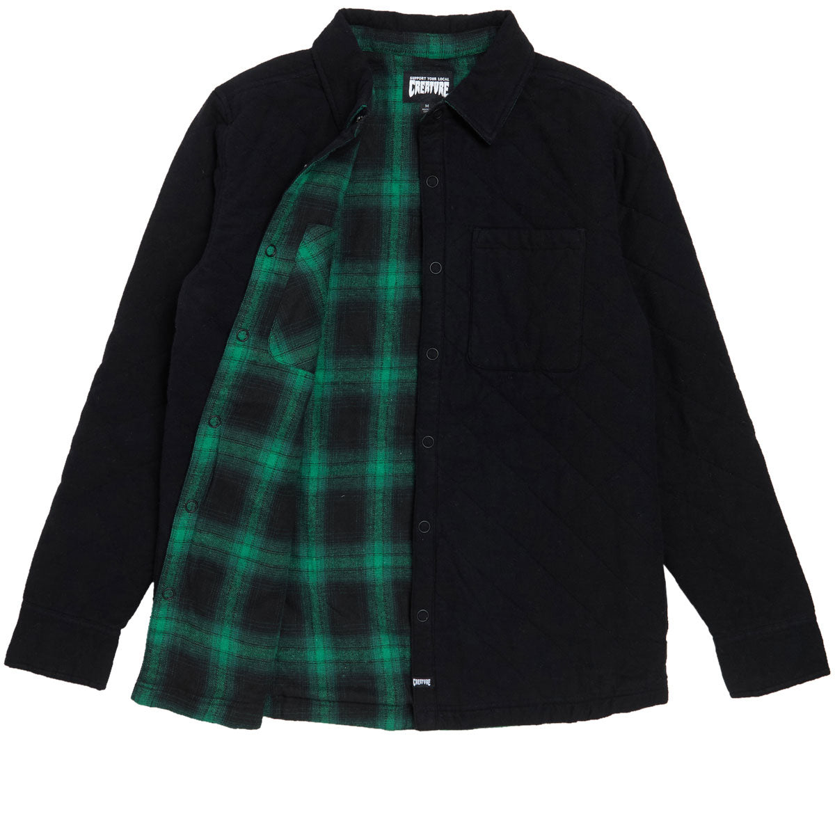 Creature Switch Reversible Jacket - Black/Green image 2