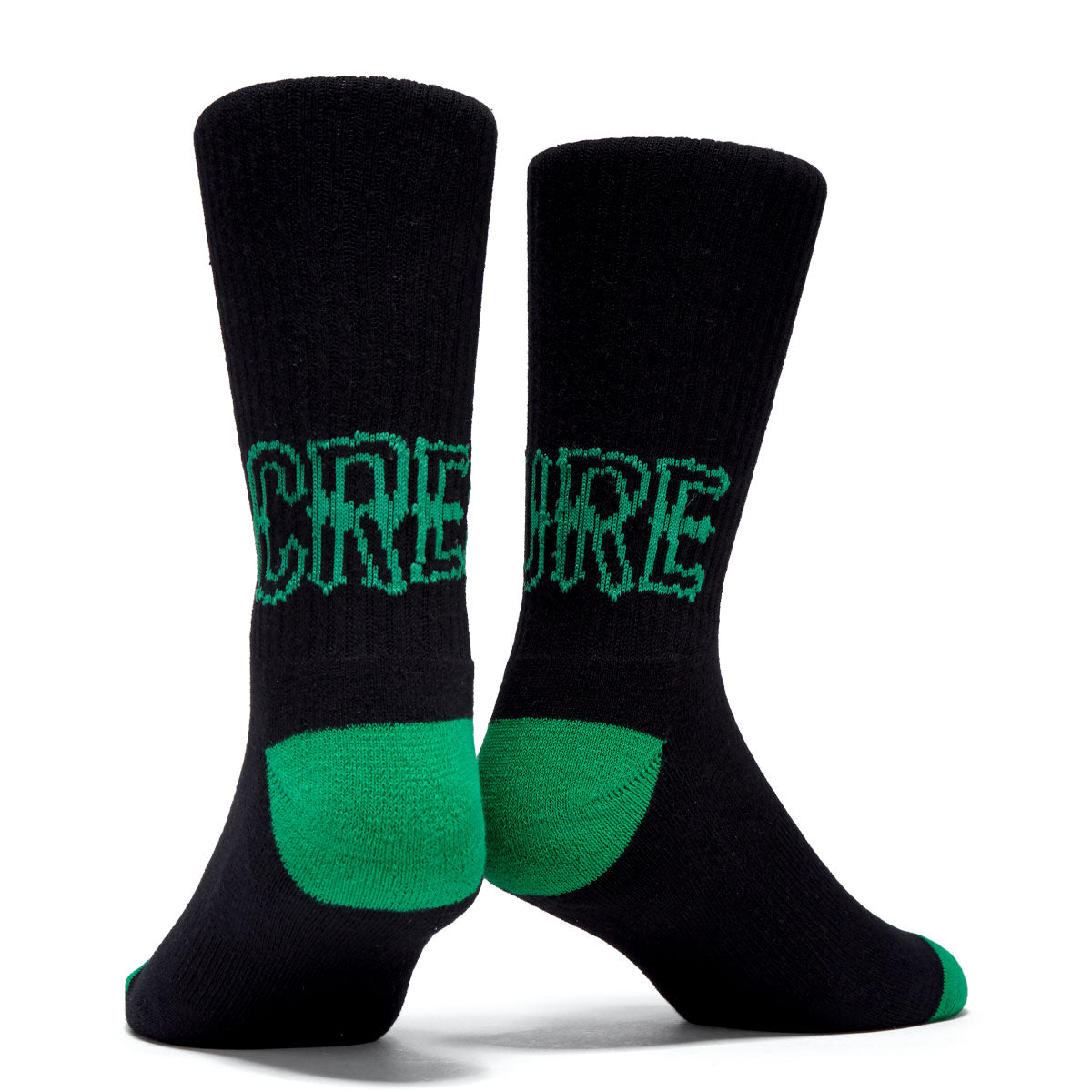 Creature Drop Out Crew Socks - Black image 2