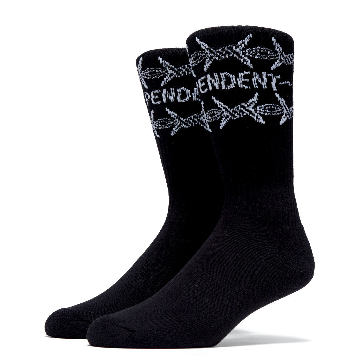Independent Bratrud Notebook Crew Socks - Black image 1