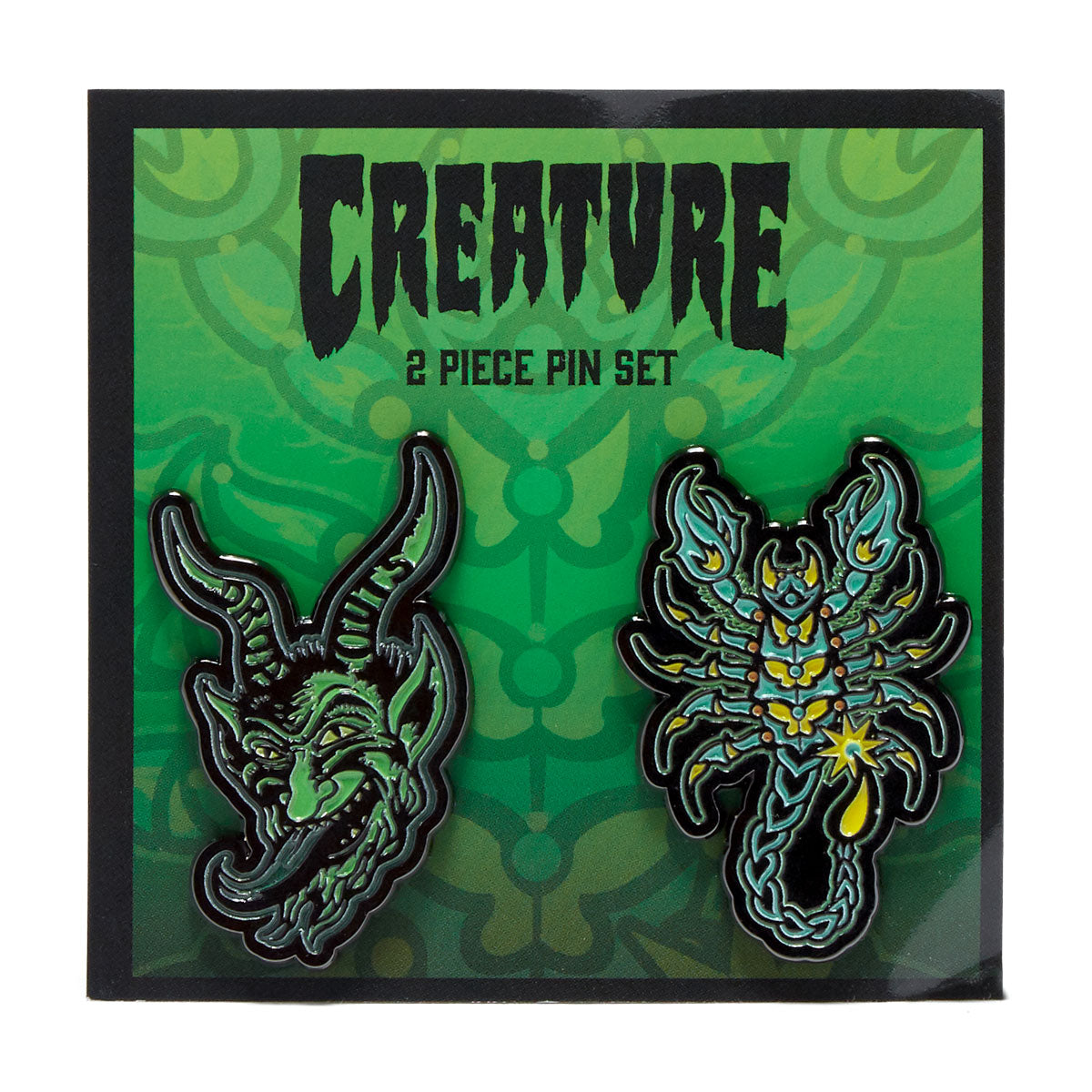 Creature Hellion Pin Set - Green/Black image 1