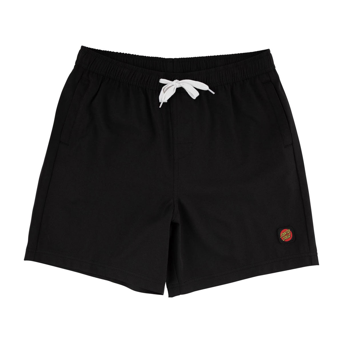 Santa Cruz Dot Pull On Boardshorts - Black image 1