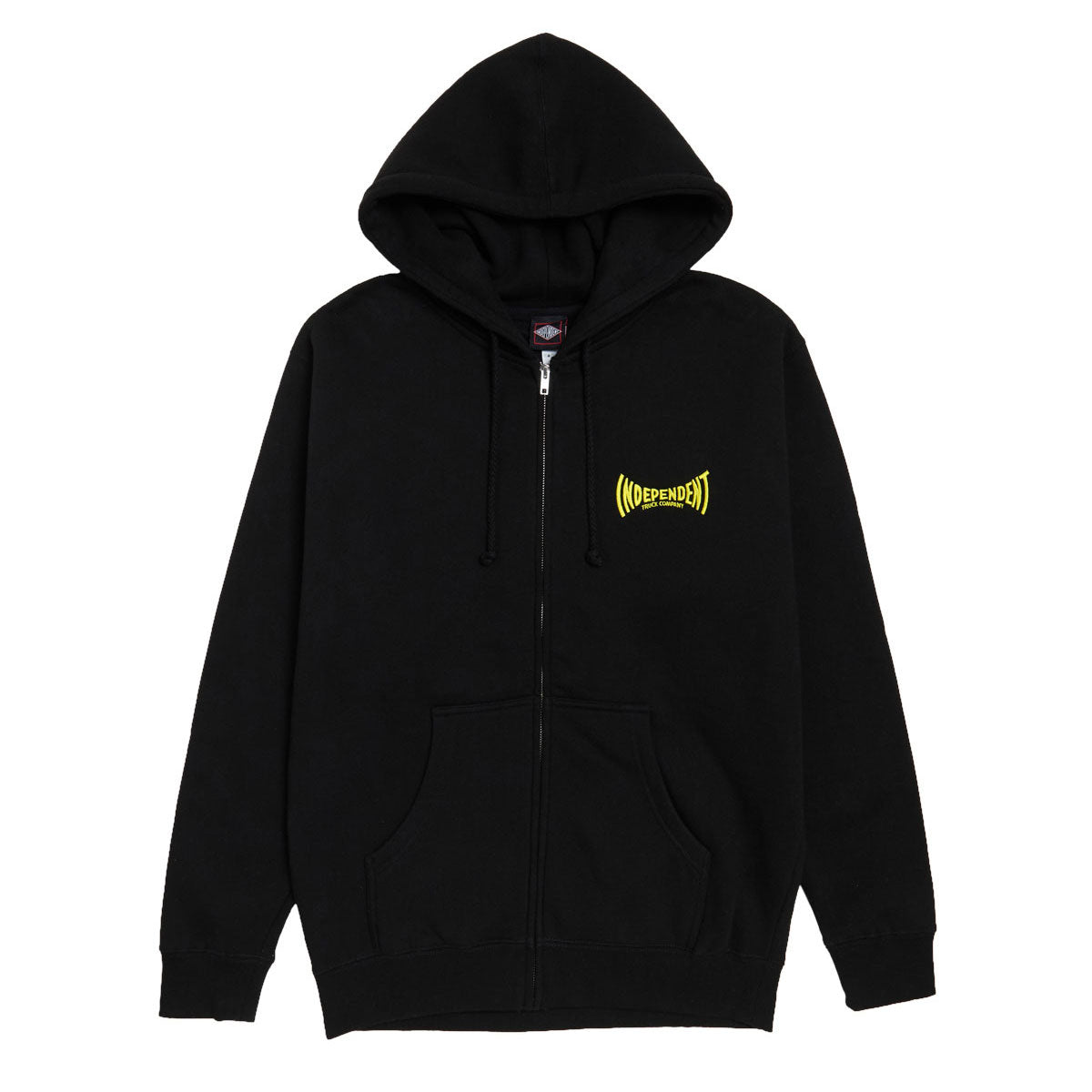 Independent Manufactured Span Zip Up Hoodie - Black image 1