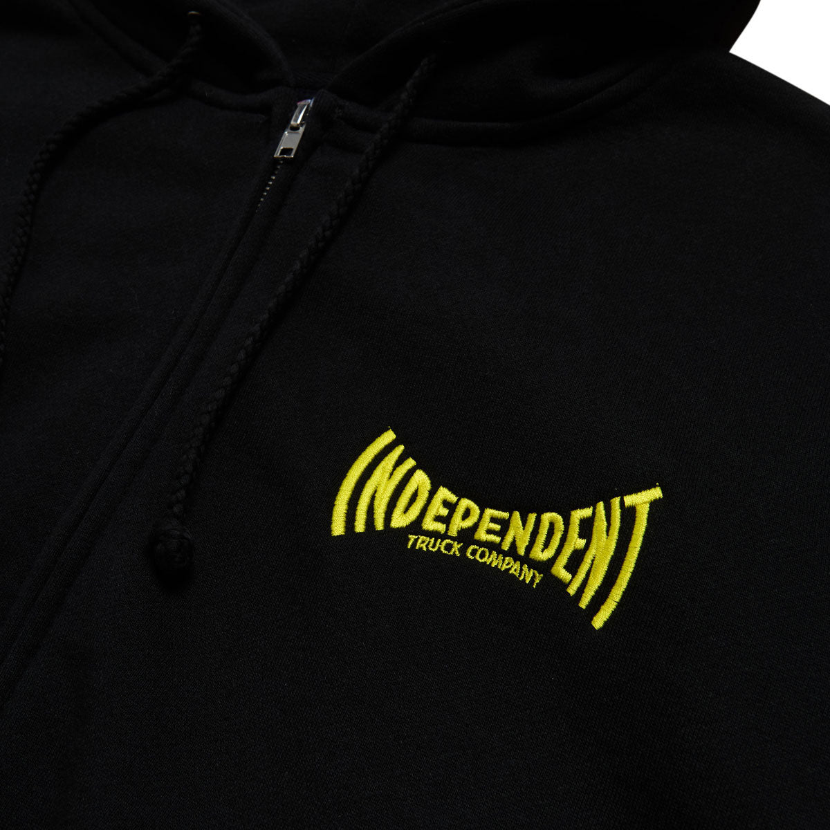 Independent Manufactured Span Zip Up Hoodie - Black image 3