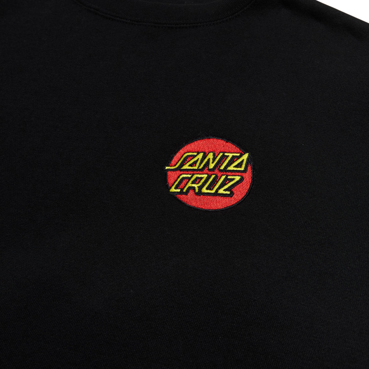 Santa Cruz Cruz Embroidered Sweatshirt - Black image 2