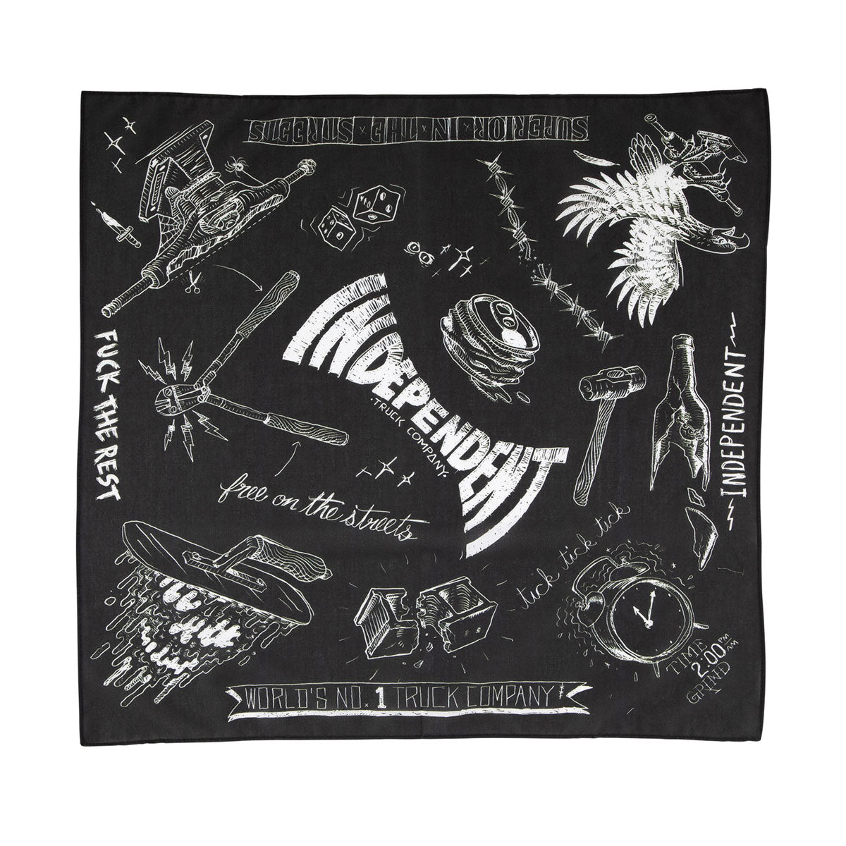 Independent Bratrud Notebook Bandana - Black image 1