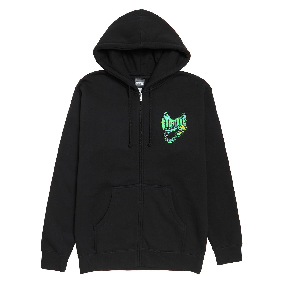 Creature Deadly Sands Zip Up Hoodie - Black image 1