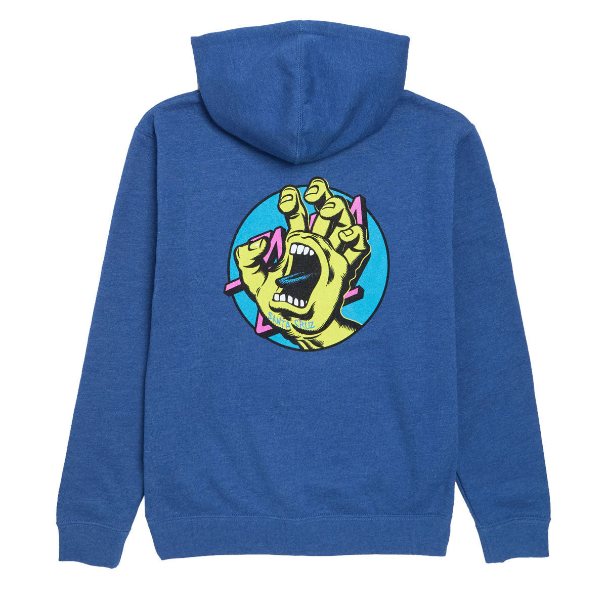Santa Cruz Youth Hand Dot Zip Up Hoodie - Royal Heather image 2