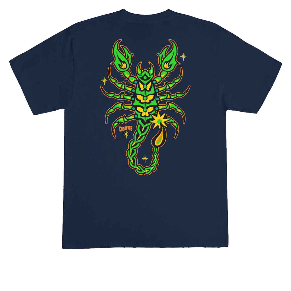 Creature Deadly Sands T-Shirt - Navy image 1