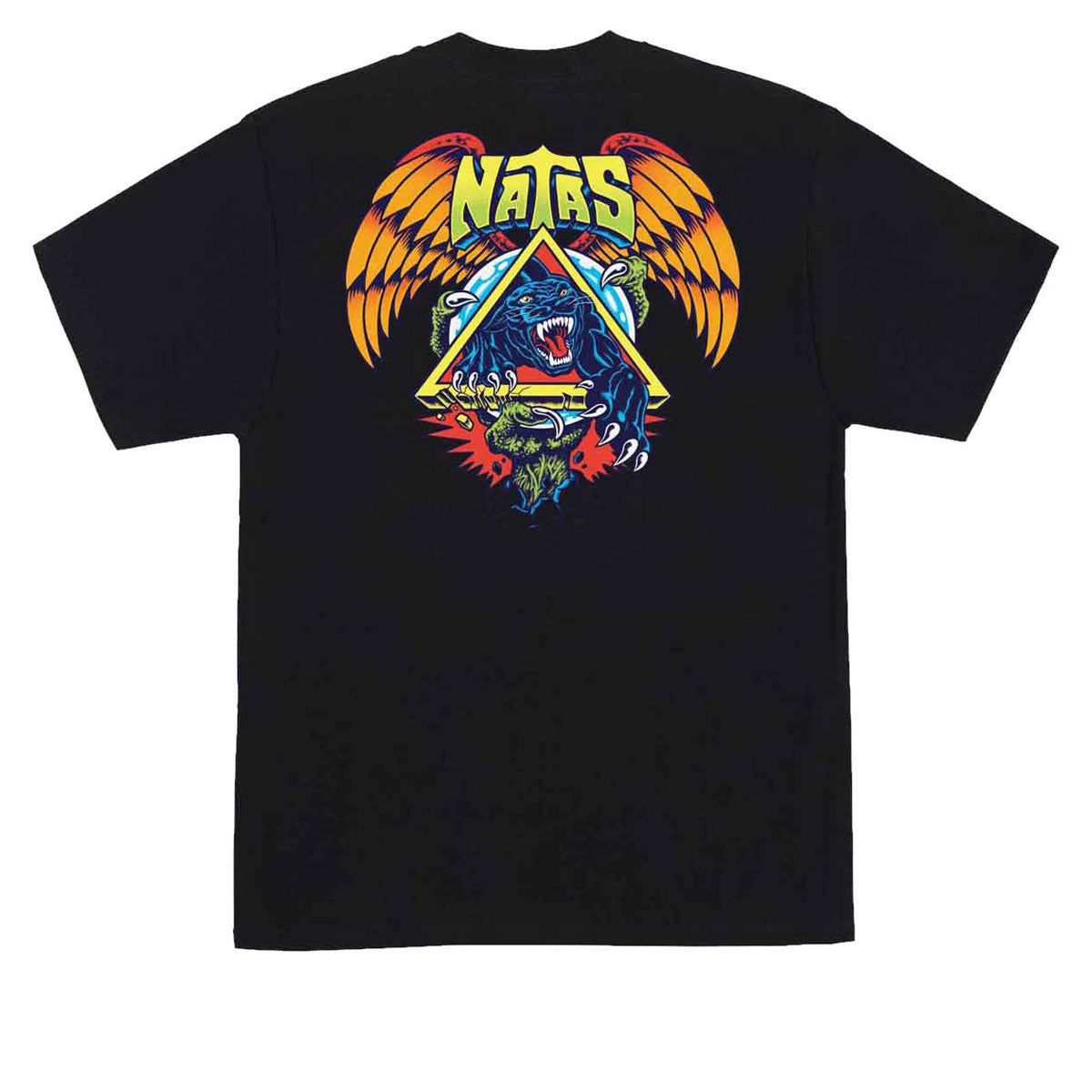 Santa Cruz Natas SC Panther T-Shirt - Black image 1