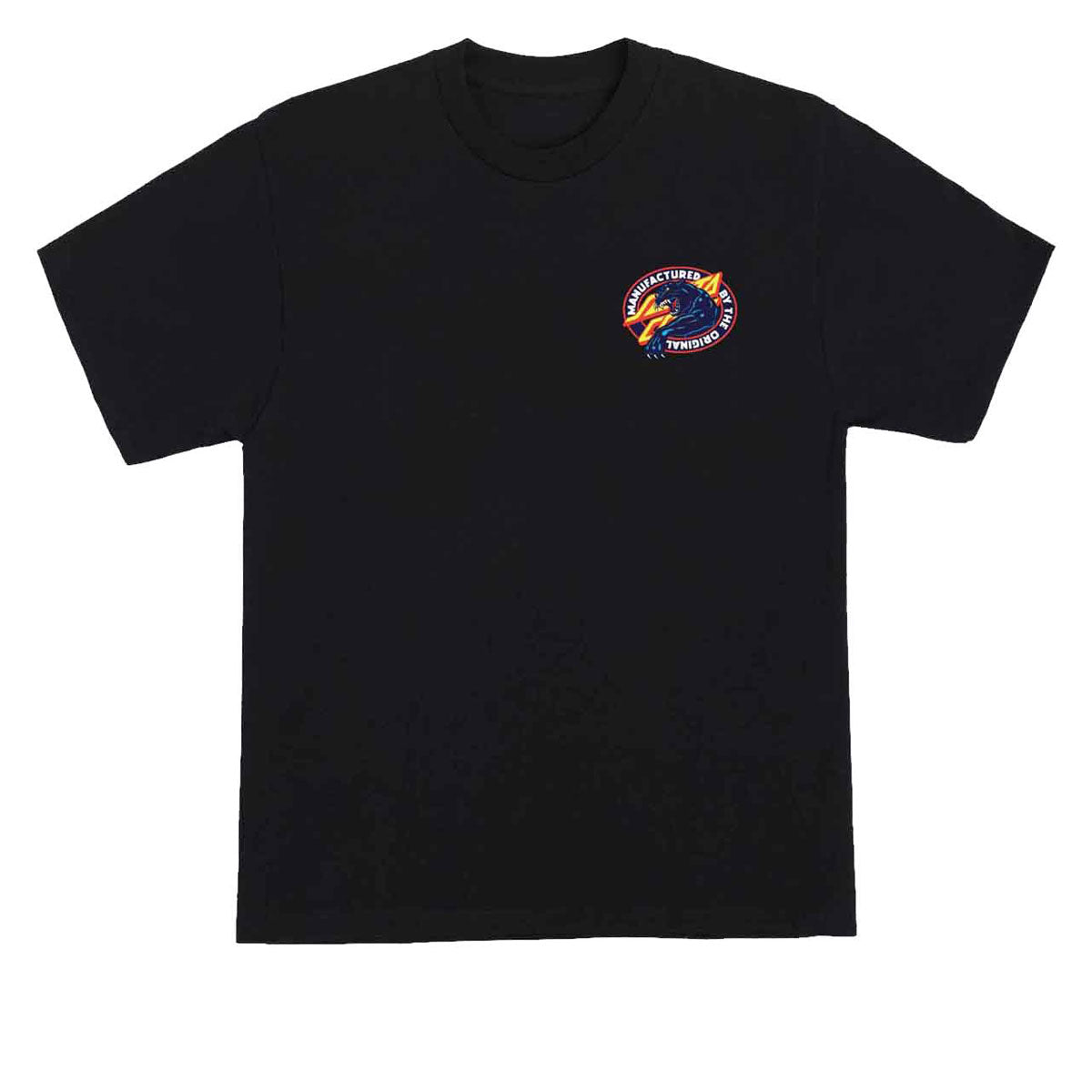 Santa Cruz Natas SC Panther T-Shirt - Black image 2