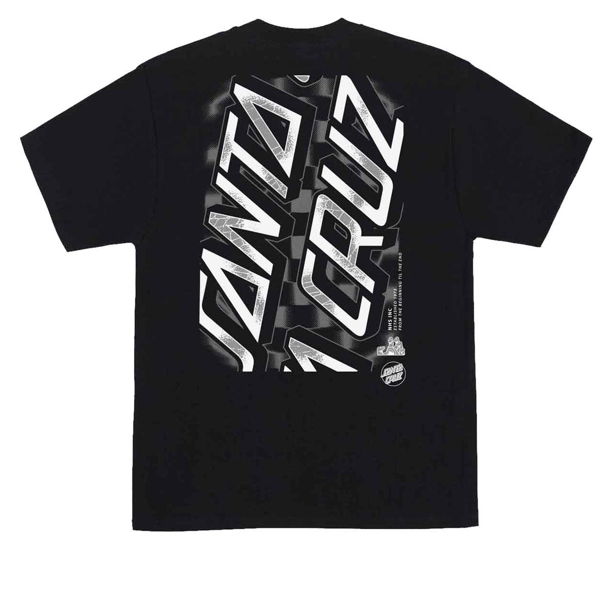Santa Cruz Intersect Oversized T-Shirt - Black image 1