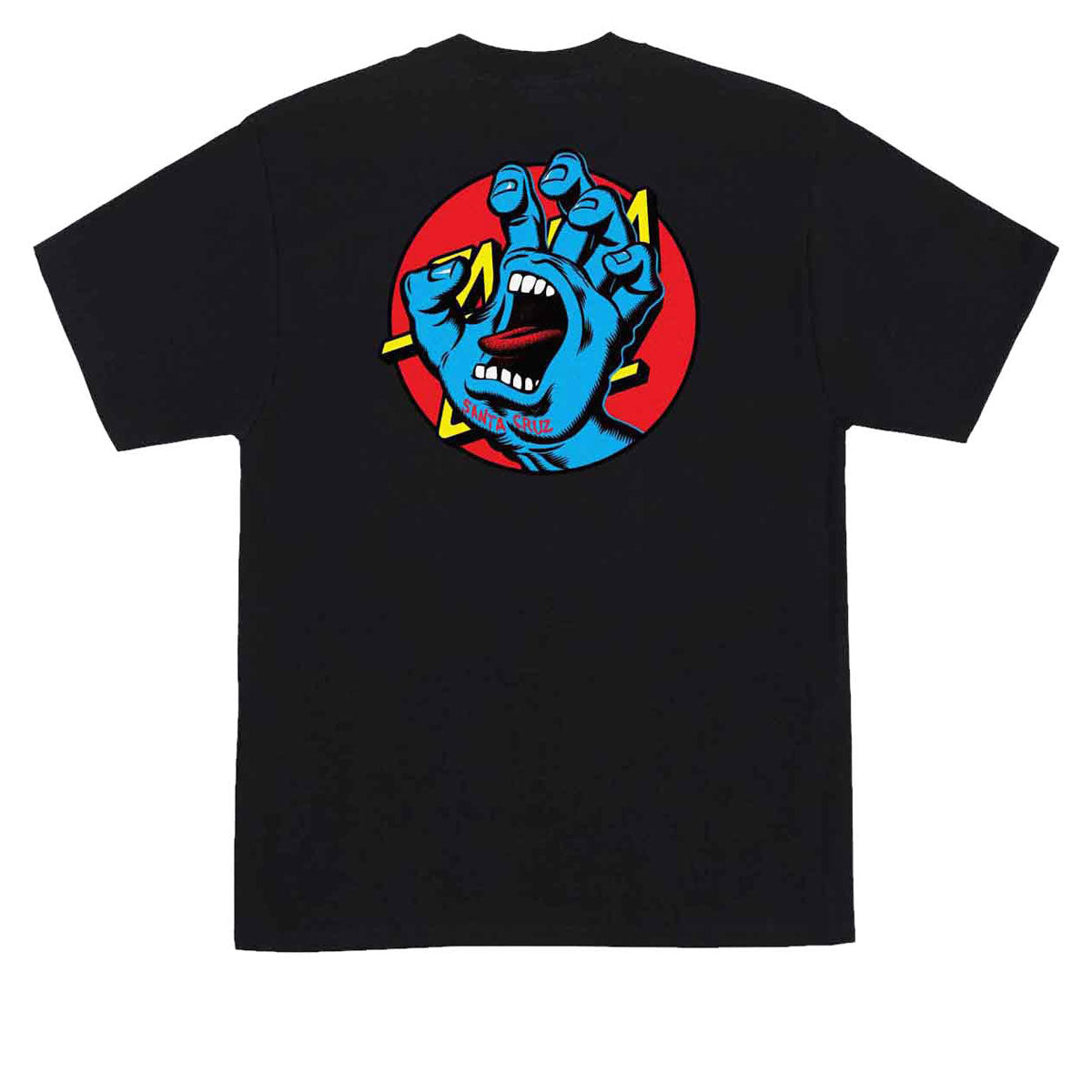 Santa Cruz Hand Dot T-Shirt - Black image 1