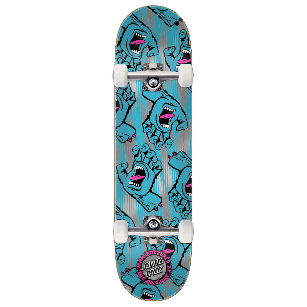 Santa Cruz Hands All Over 7 Ply Birch Skateboard Complete - 8.25