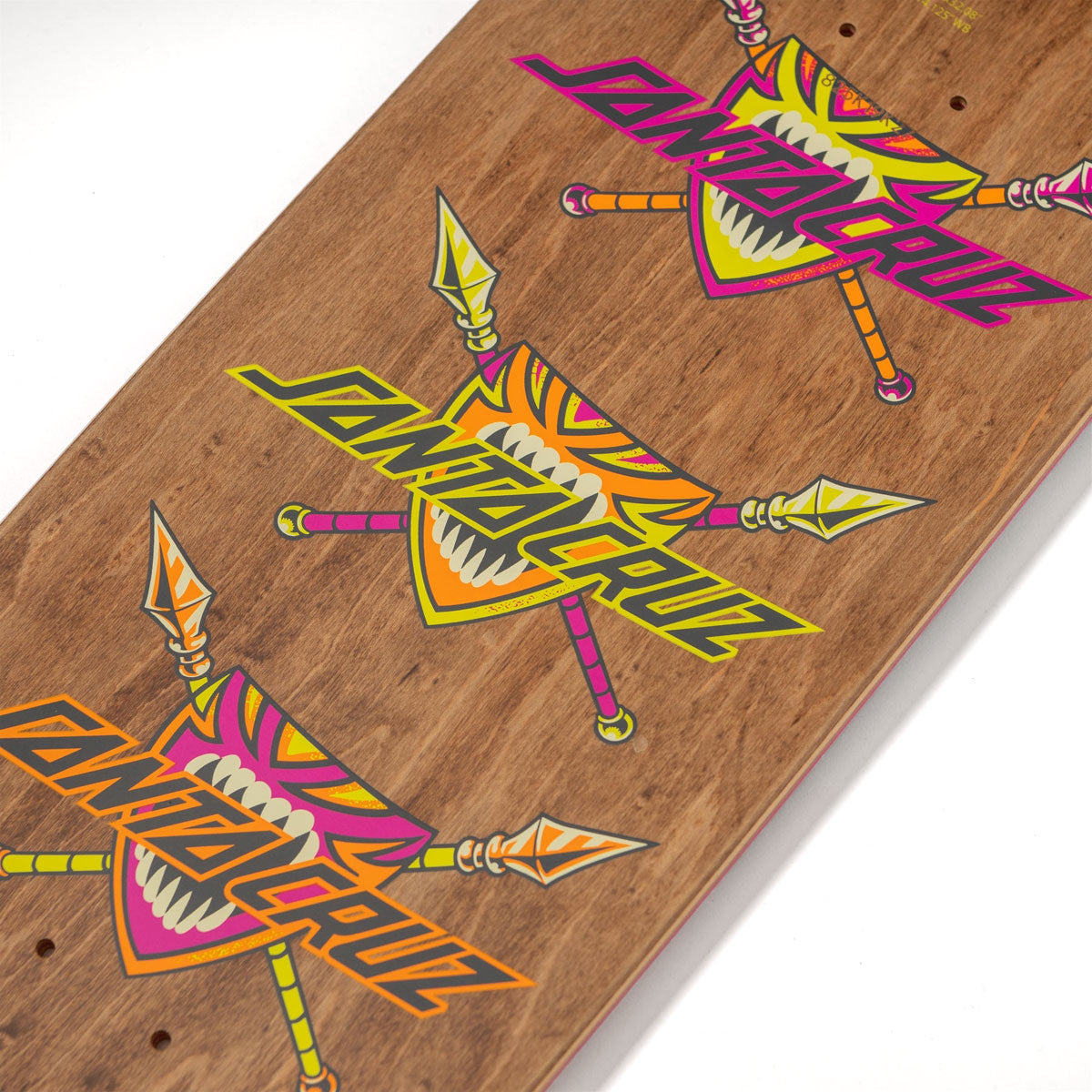 Santa Cruz Salba Firedance Pro Shaped Skateboard Deck - 8.80