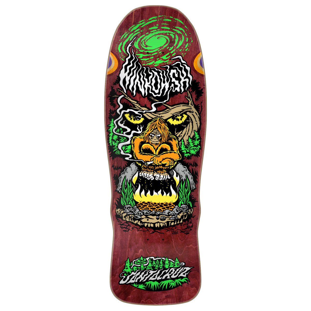 Santa Cruz Winkowski Bigfoot Pro Shaped Skateboard Deck - 10.35