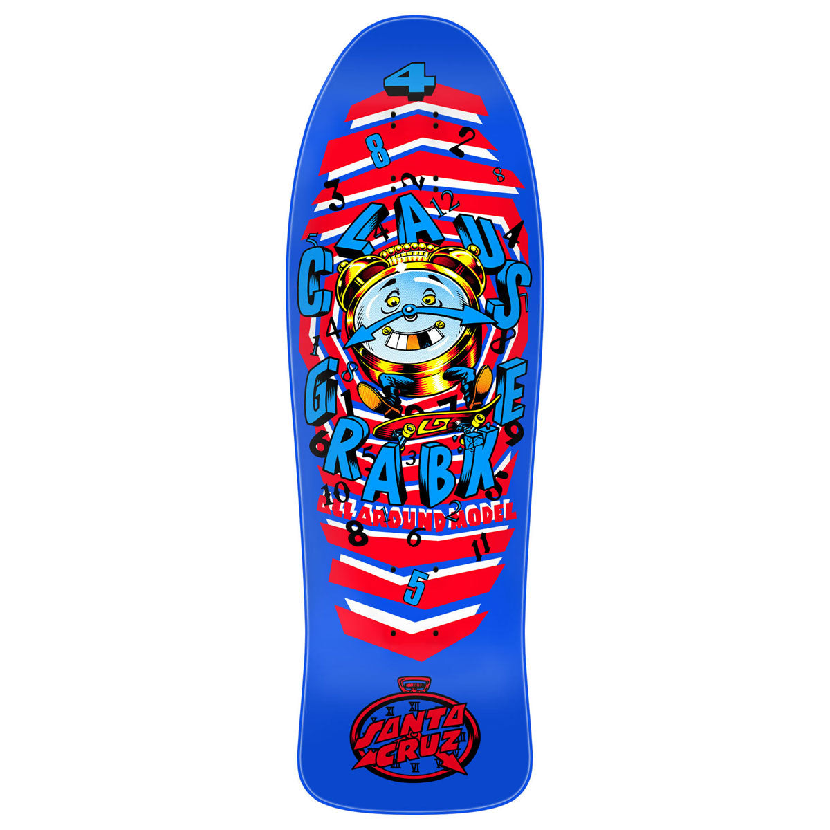 Santa Cruz Grabke All Around Reissue Skateboard Deck - 9.89
