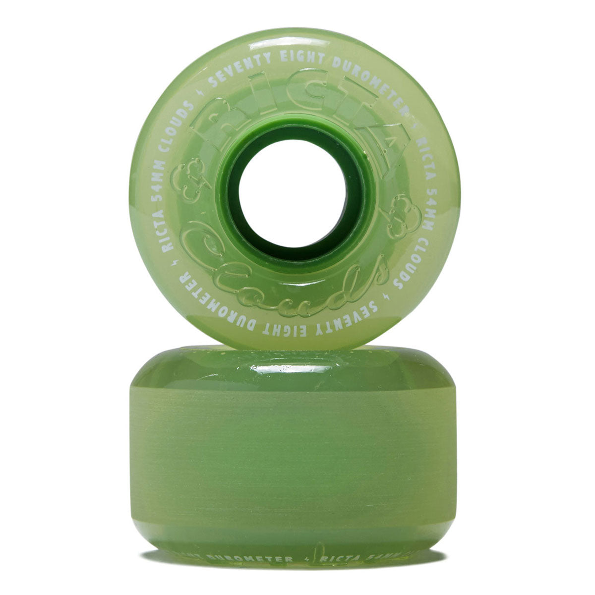 Ricta Mojito Clouds 78a Skateboard Wheels - Yellow - 54mm image 2