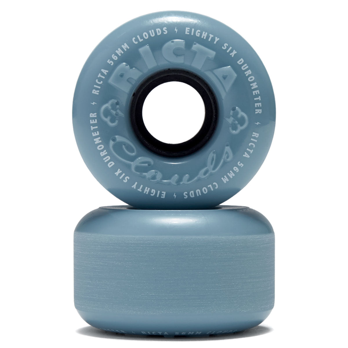 Ricta Clouds 86a Skateboard Wheels - Sky Blue - 56mm image 2