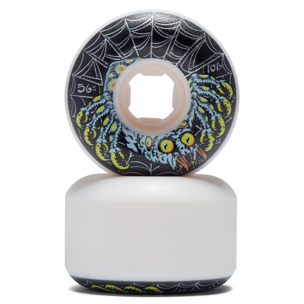 OJ Eric Dressen Spider Elite Chubbies 101a Skateboard Wheels - White - 56mm image 2