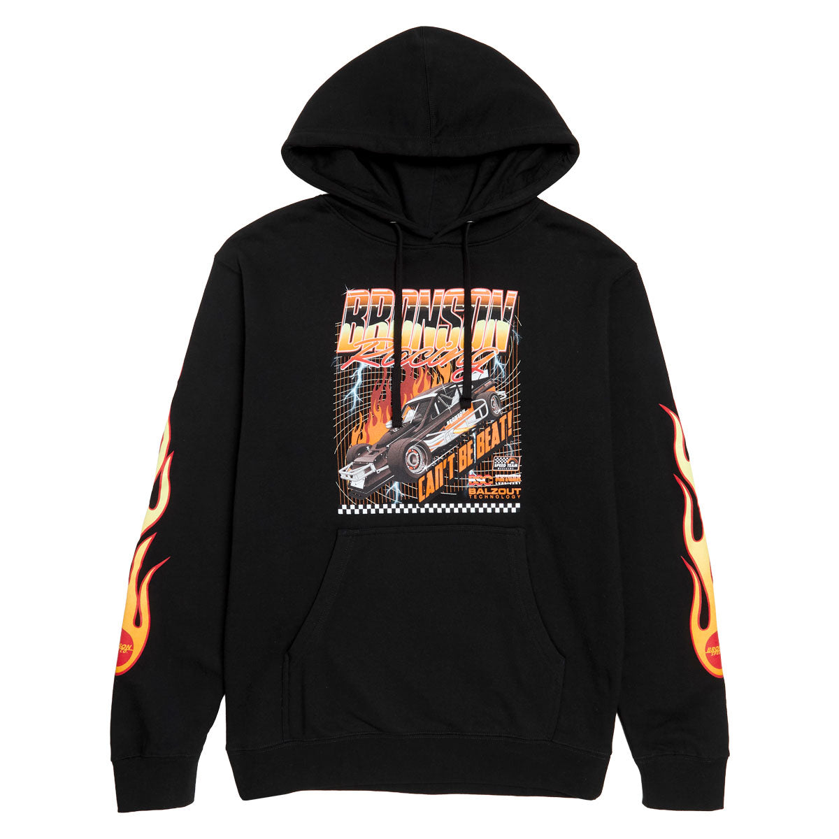 Bronson Racing Raw Hoodie - Black image 1