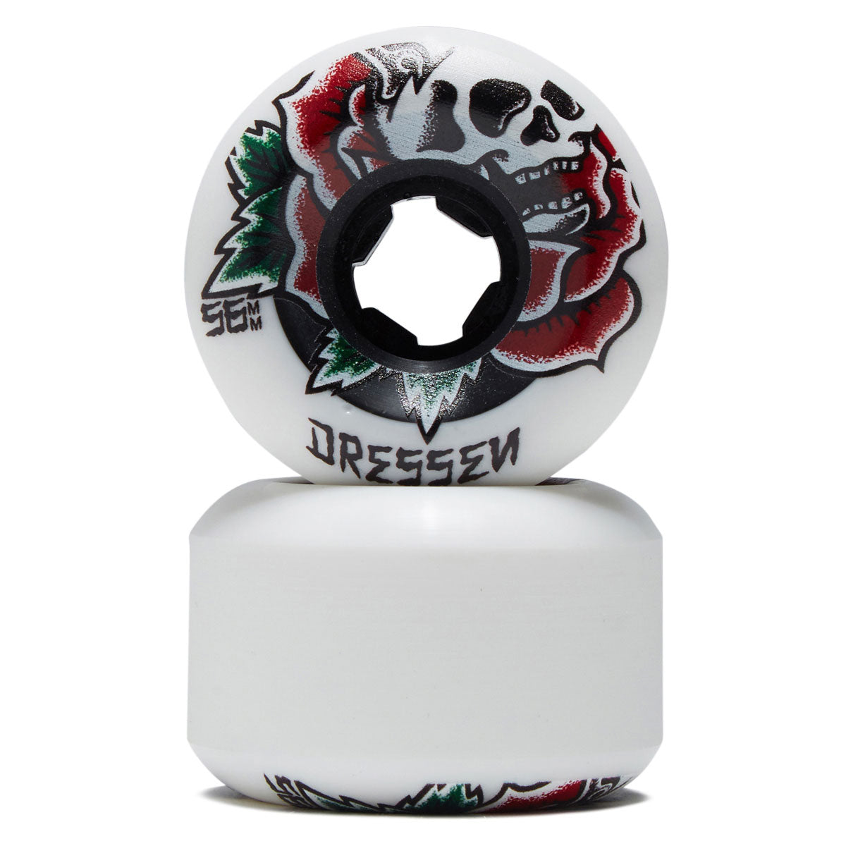 OJ Eric Dressen Rose Skull Double Duro Chubbies 99a/95a Skateboard
