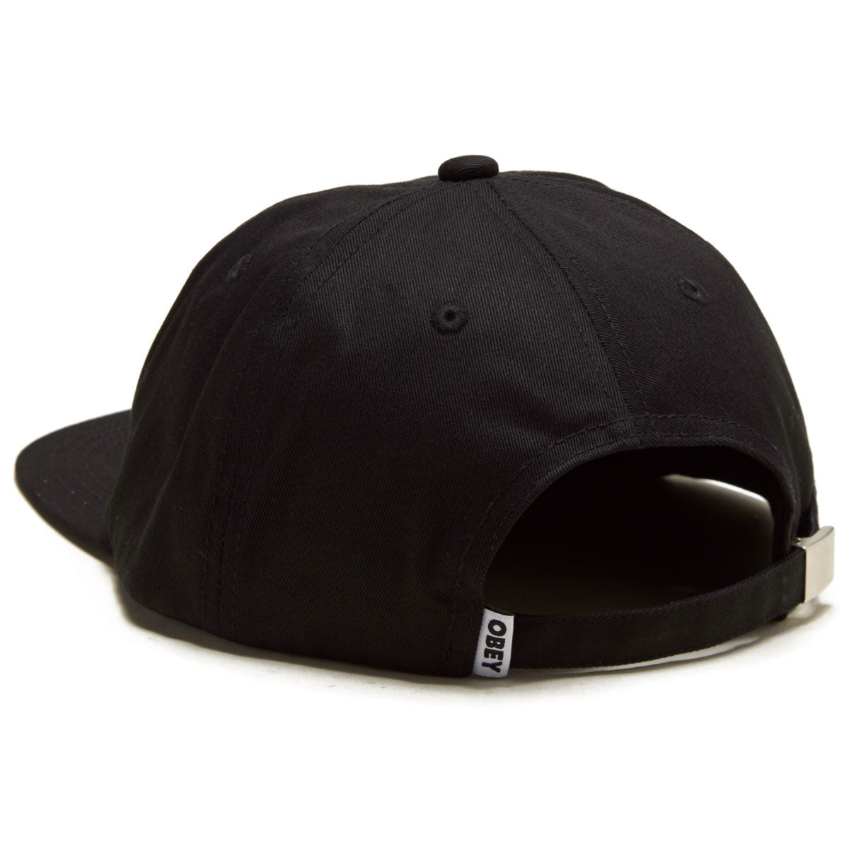 Obey Icon Patch Panel Strapback Hat - Black image 2