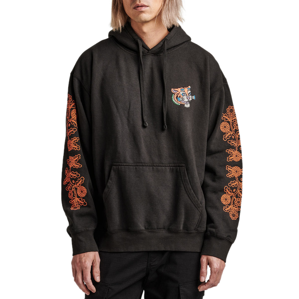 Roark Hokkaido Tiger Fleece Hoodie - Club Hokkaido Black