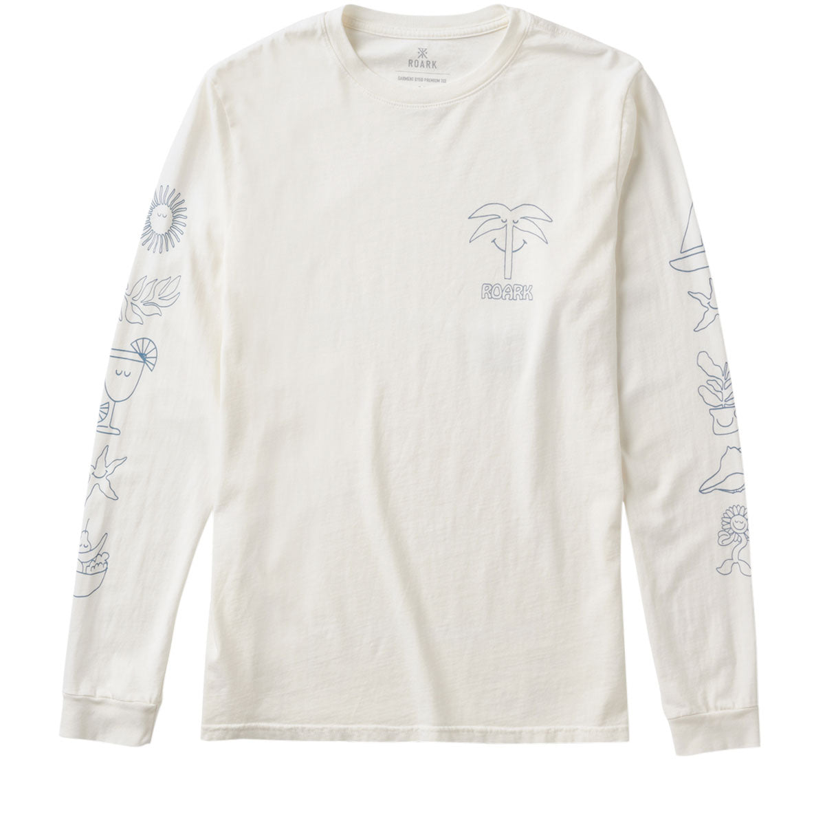 Roark Sole Splendente Long Sleeve T-Shirt - Off White image 1