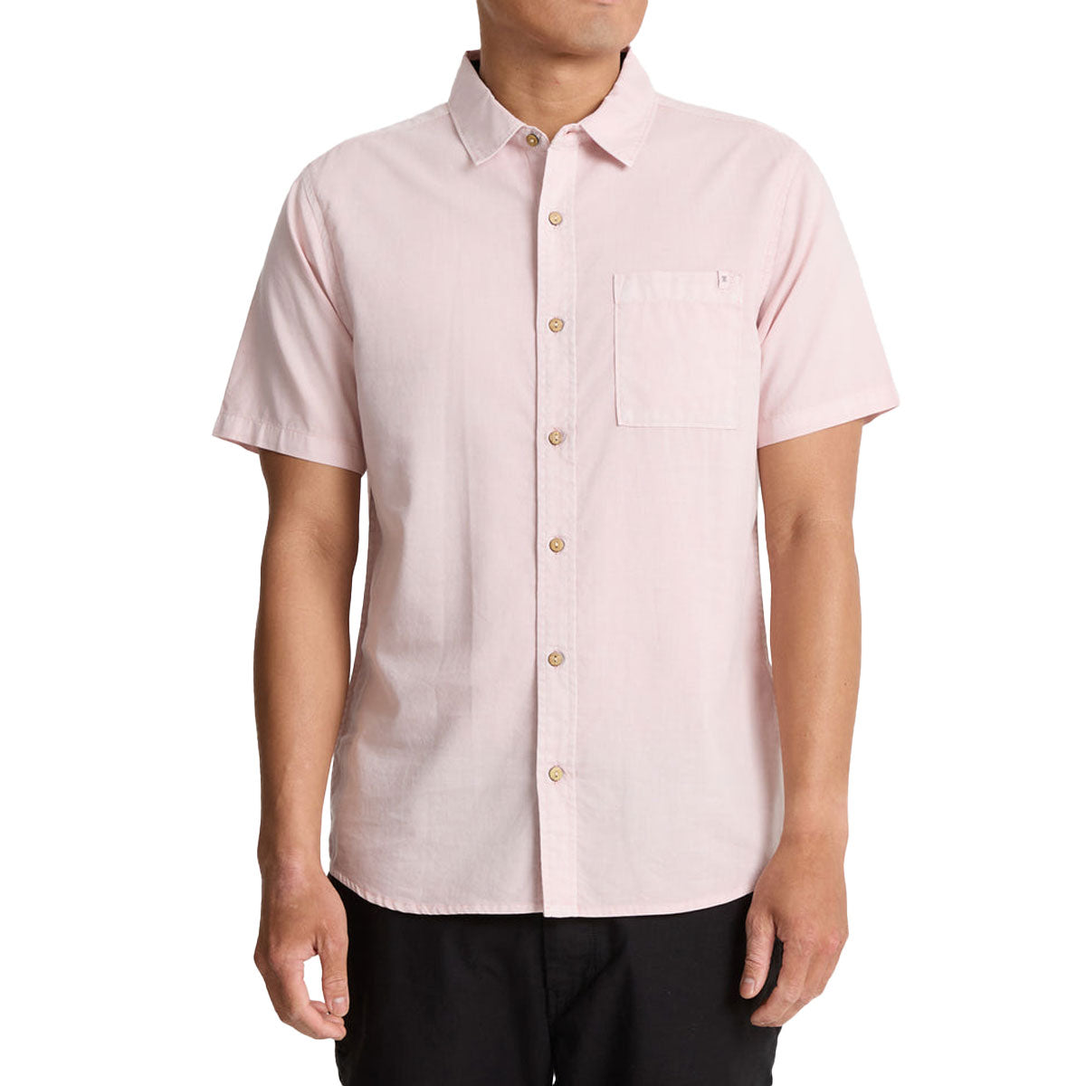 Roark Made To Fade Woven Shirt - Washed Dusty Violet image 1