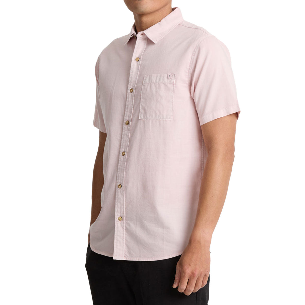 Roark Made To Fade Woven Shirt - Washed Dusty Violet image 4