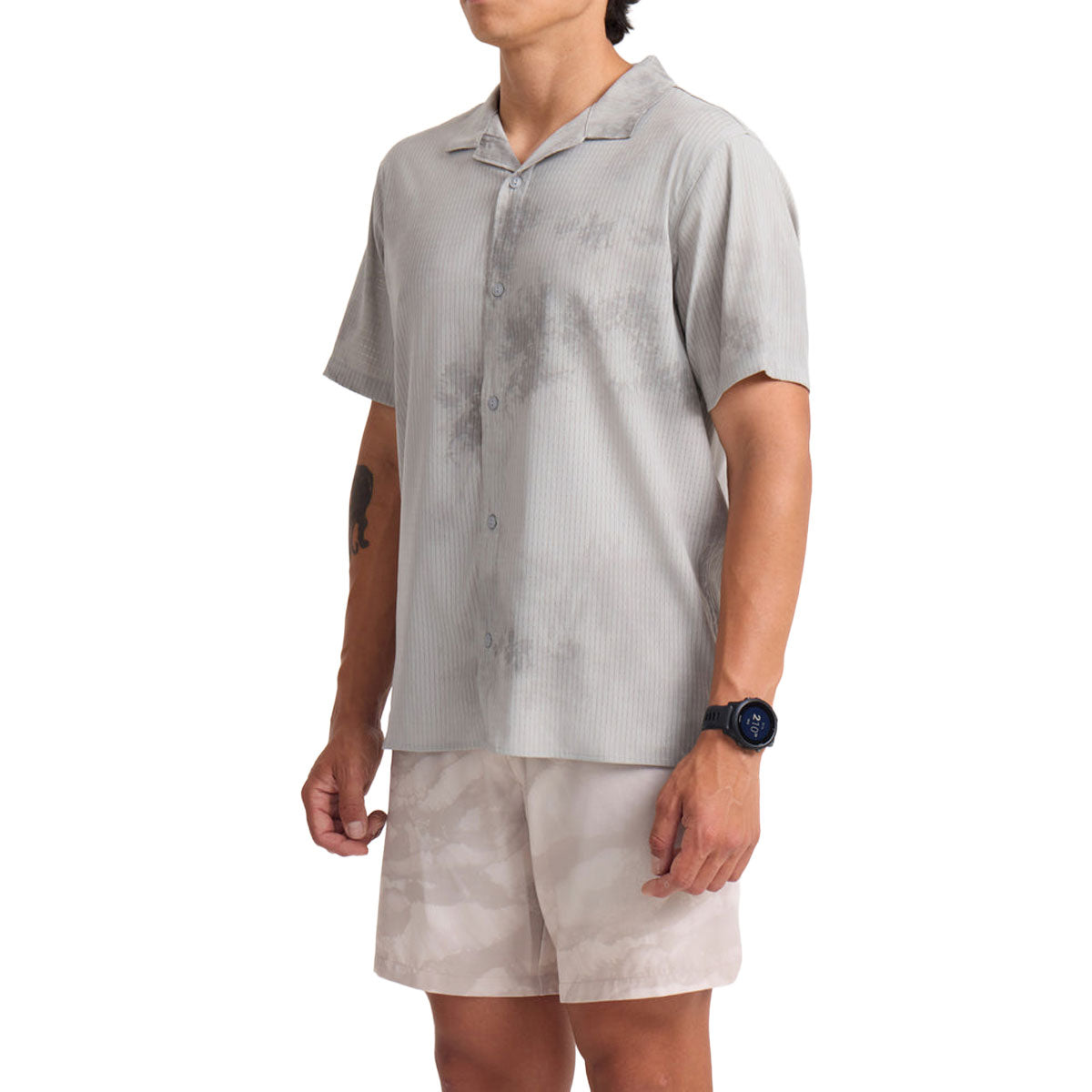 Roark Bless Up Trail Shirt - Ghost Grey image 3