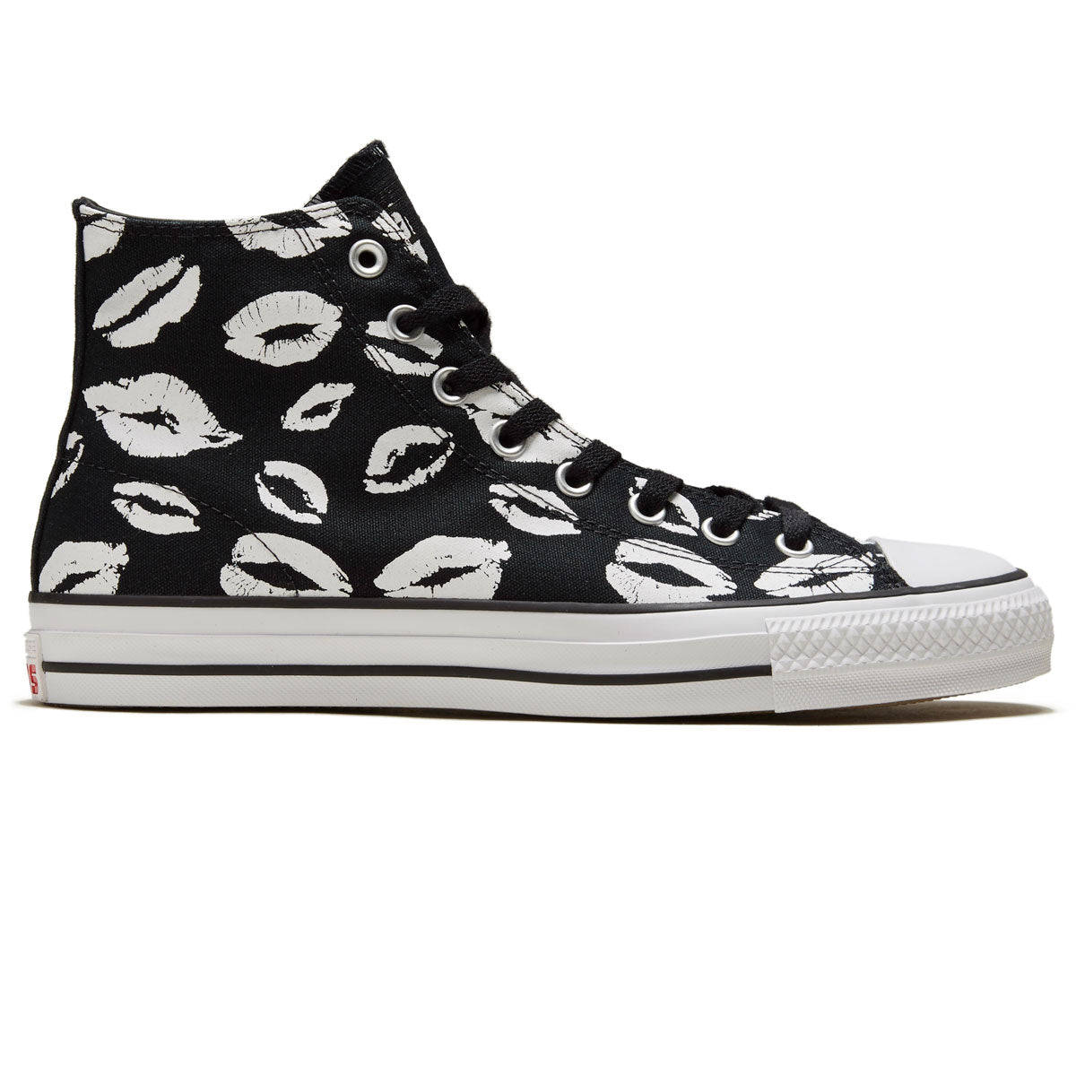 Converse Chuck Taylor All Star Pro Lips Hi Shoes - Black/White/Red – Daddies Board