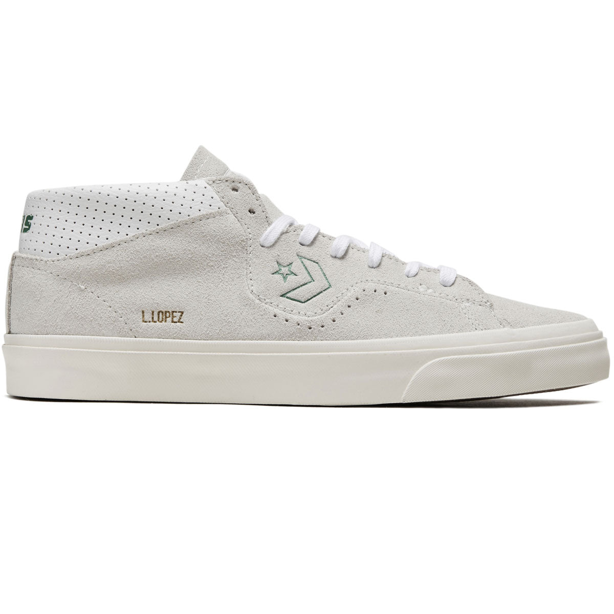 Converse Louie Lopez Pro Mid Shoes - Vaporous Gray/White/Egret image 1