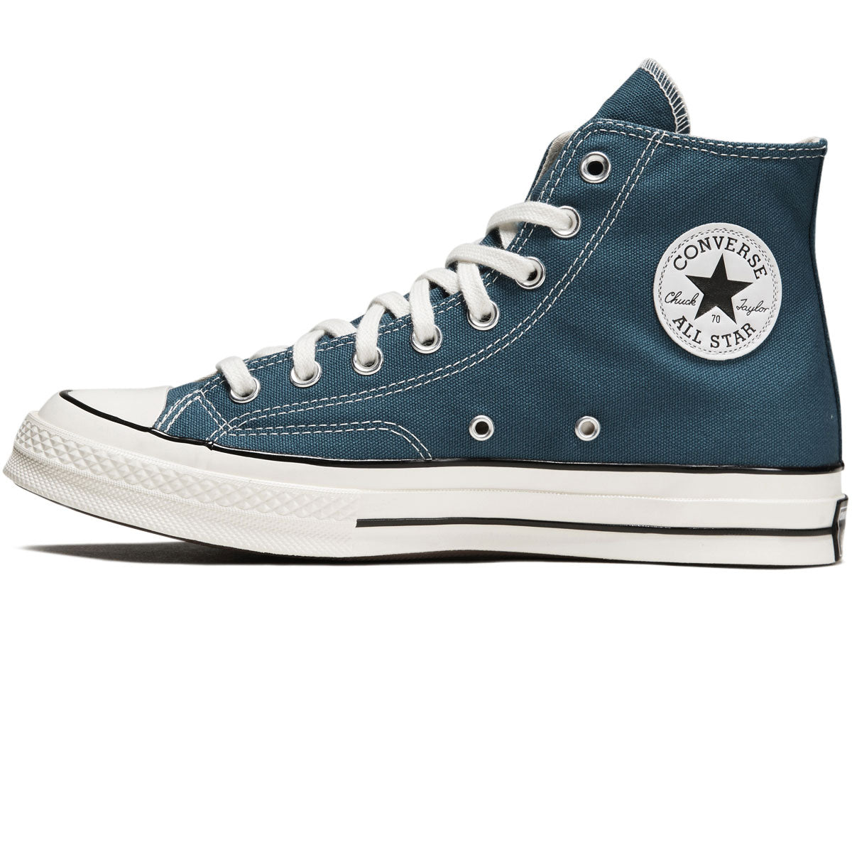 Converse Chuck 70 Hi Shoes - Teal Universe/Egret/Black image 2