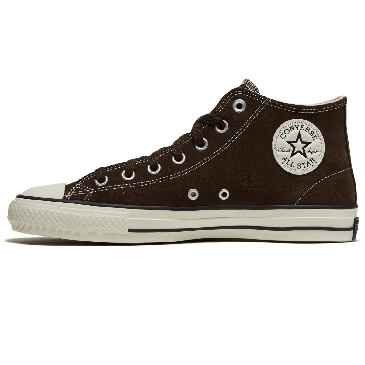 Converse Chuck Taylor All Star Pro Classic Suede Mid Shoes - Fresh Brew/Egret/Black image 2