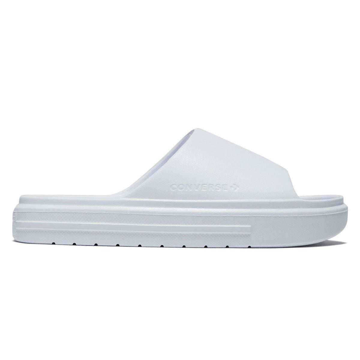 Converse Essential Slide Sandals - White/White/White image 1