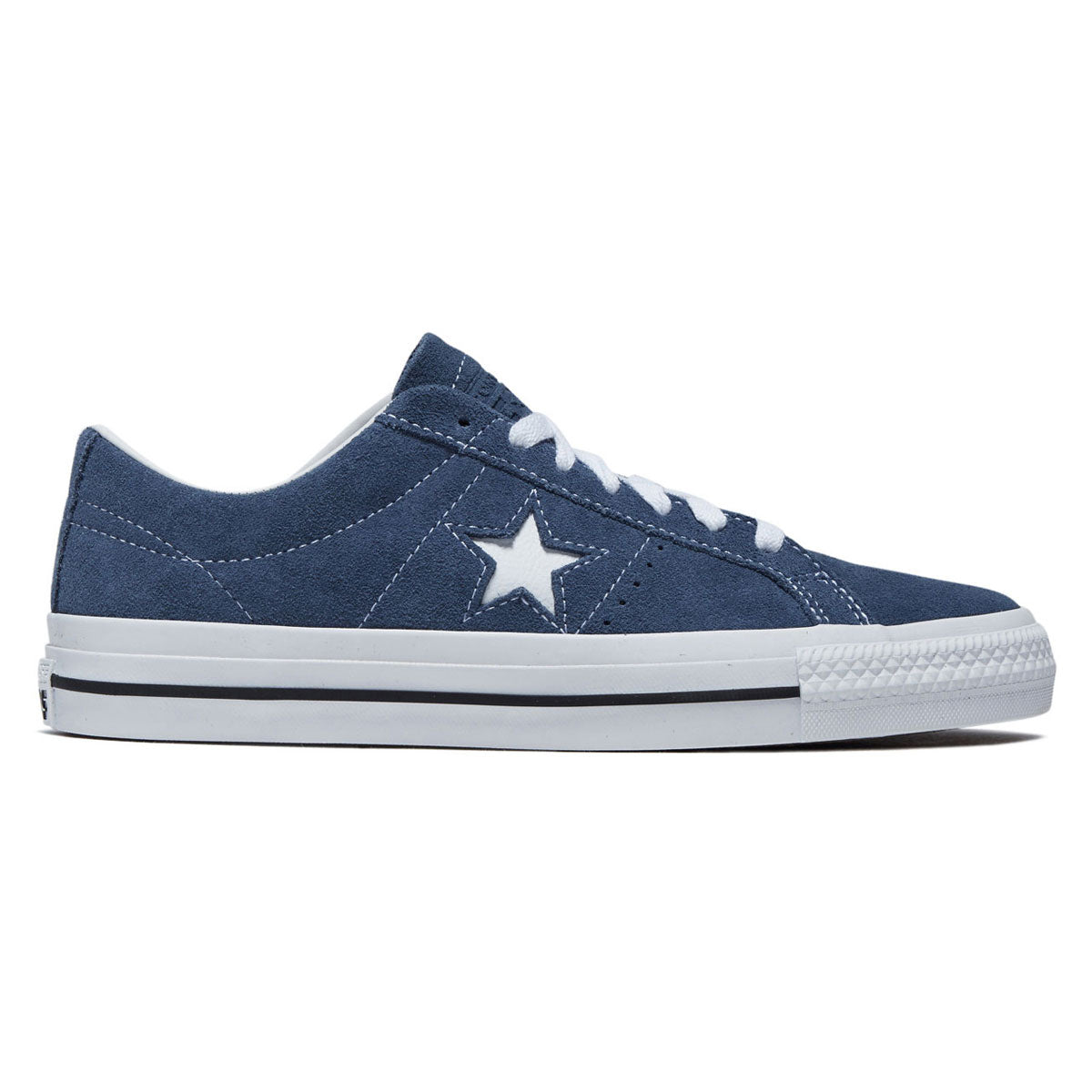 Converse One Star Pro Ox Shoes - Slacker Blue/Black/White image 1
