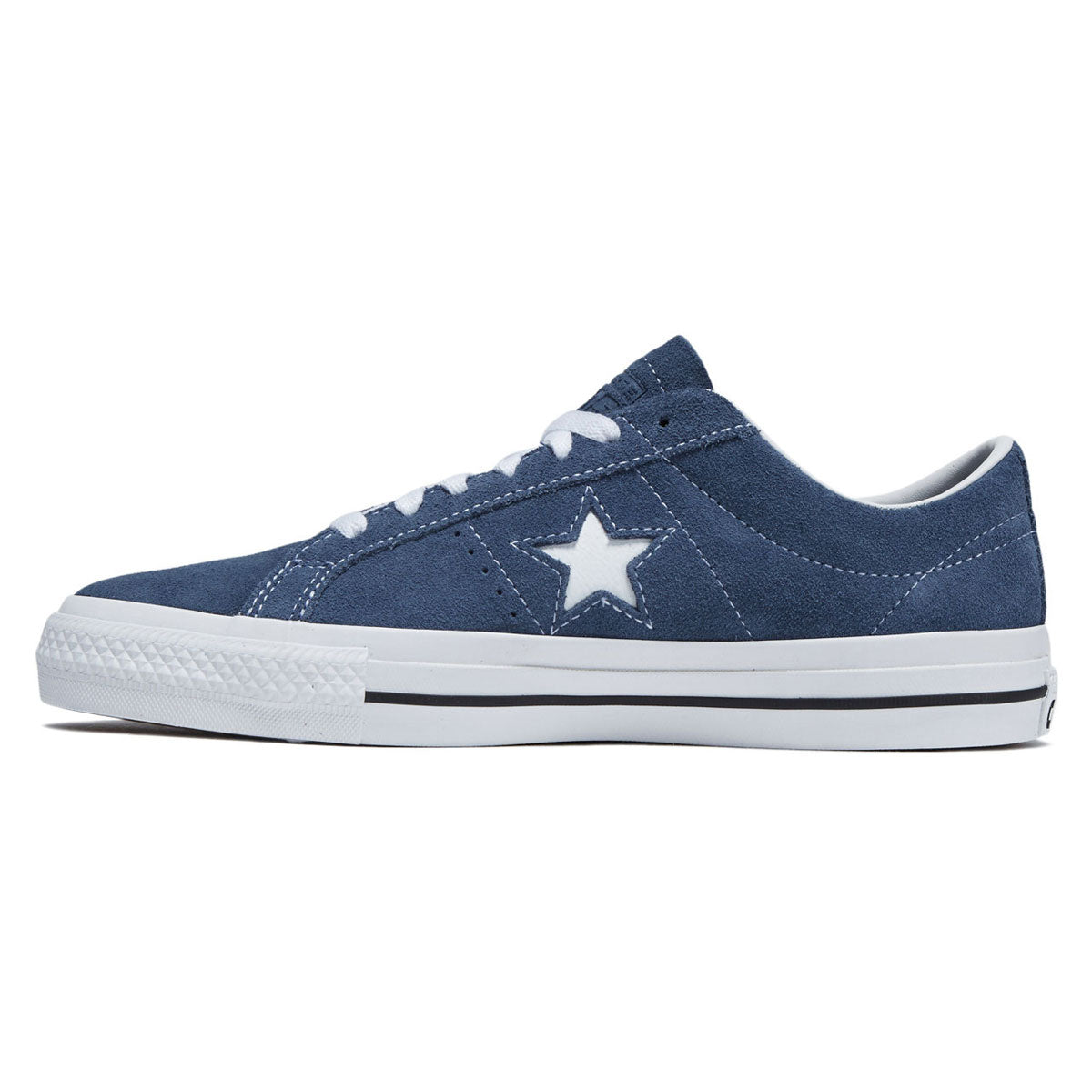 Converse One Star Pro Ox Shoes - Slacker Blue/Black/White image 2
