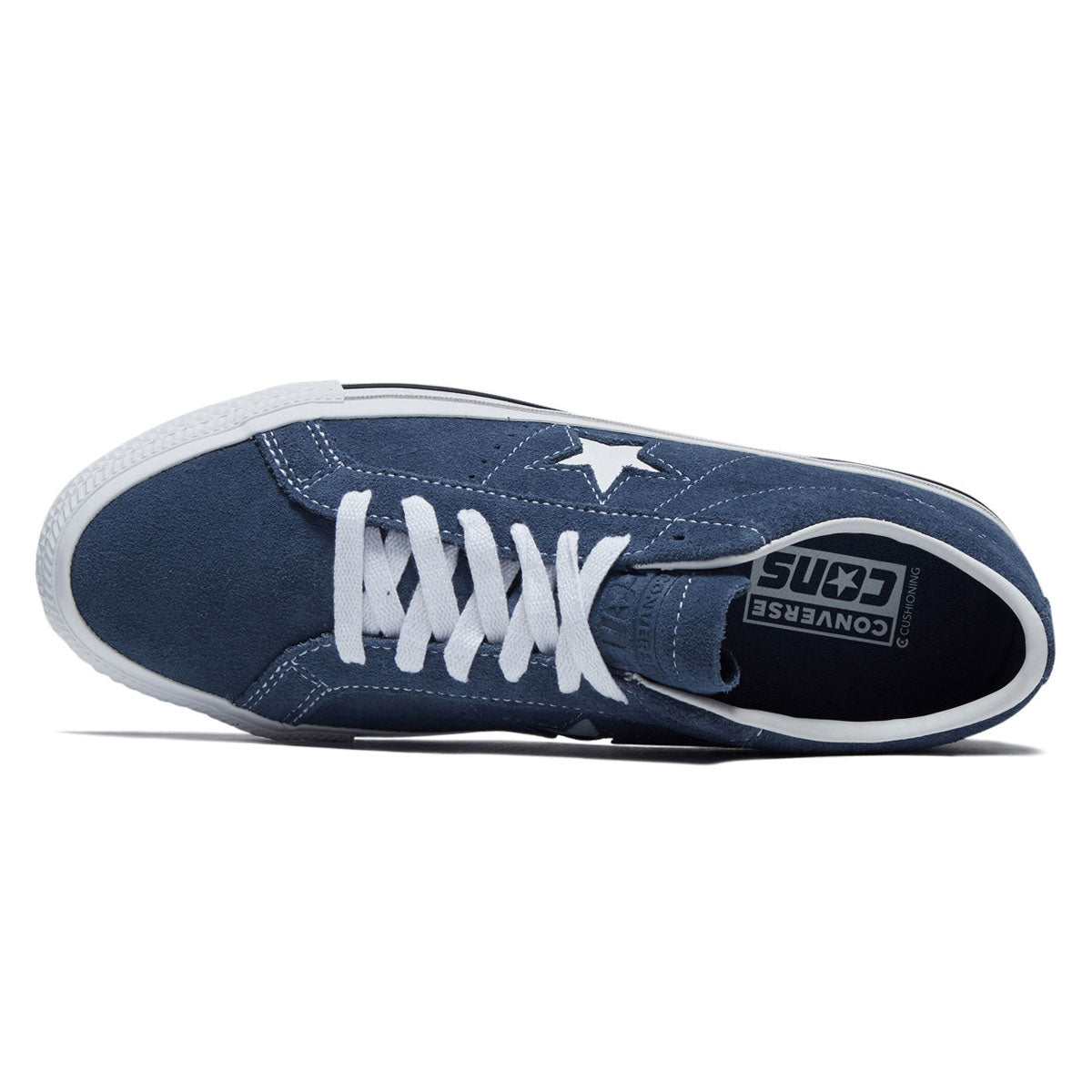 Converse One Star Pro Ox Shoes - Slacker Blue/Black/White image 3