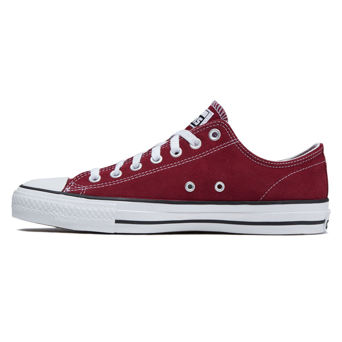 Converse Chuck Taylor All Star Pro Suede Ox Shoes - Sporty Berry/Black/White image 2