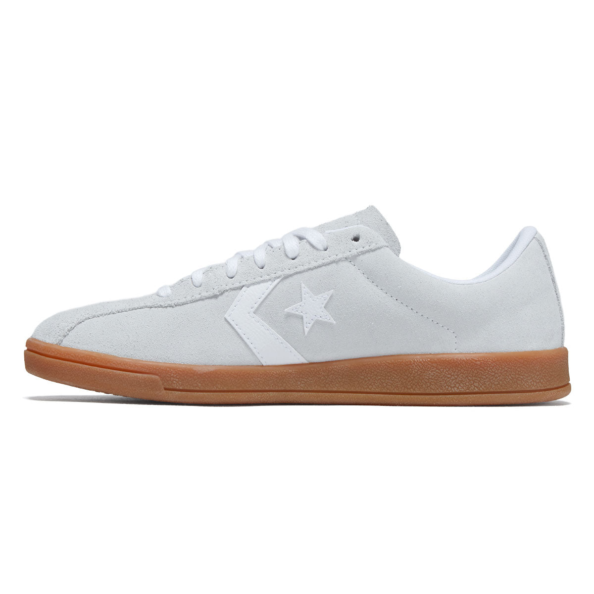 Converse All Star Classic Trainer Suede Ox Shoes - Moonbathe/White/Gum image 2