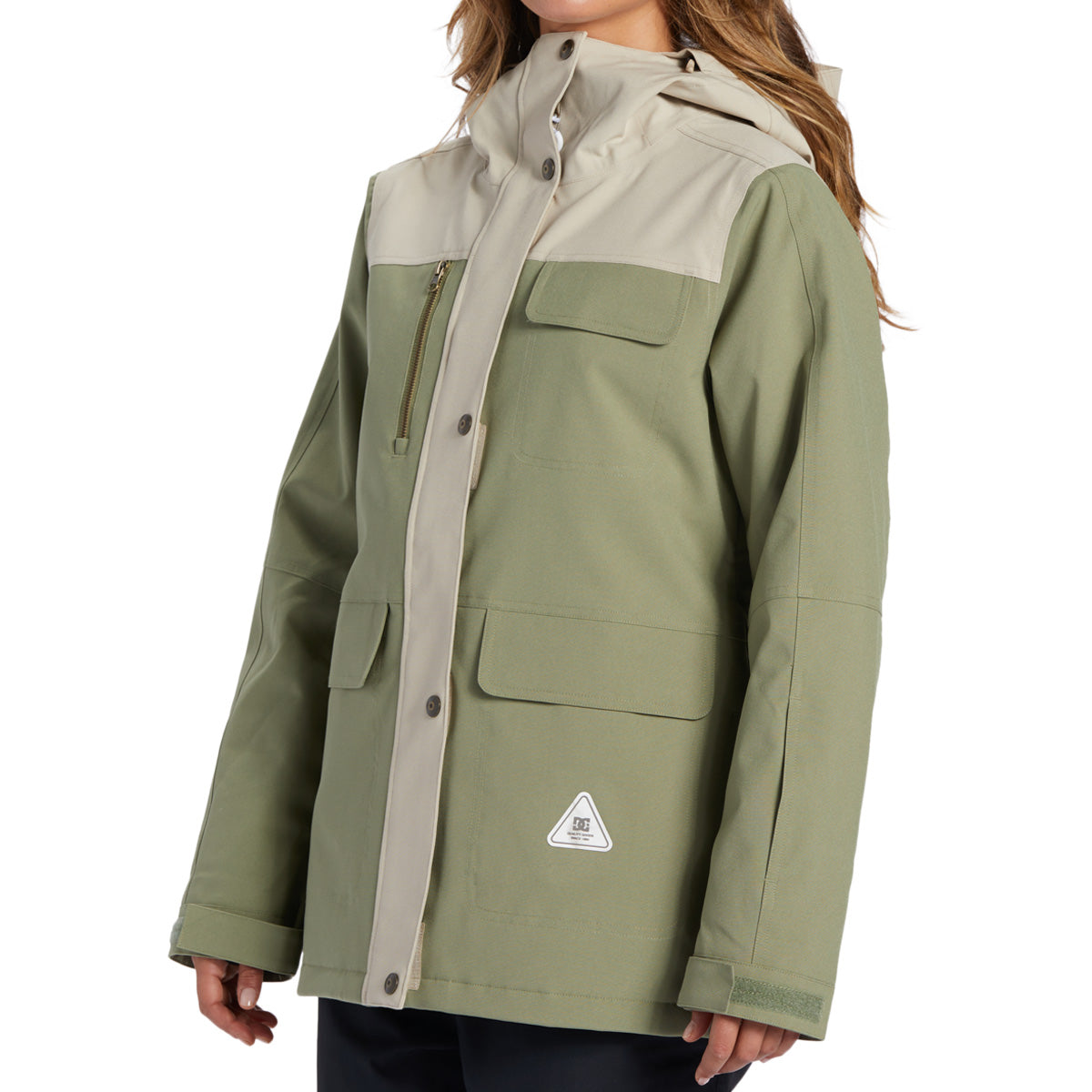 DC Womens Liberate 2024 Snowboard Jacket - Oil Green image 1