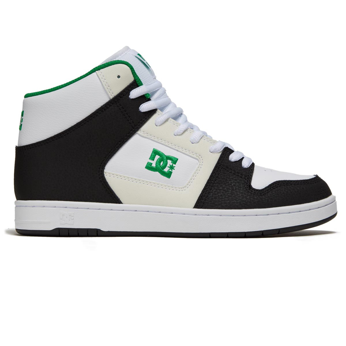 DC Manteca 4 Hi Shoes - Black/White/Green image 1